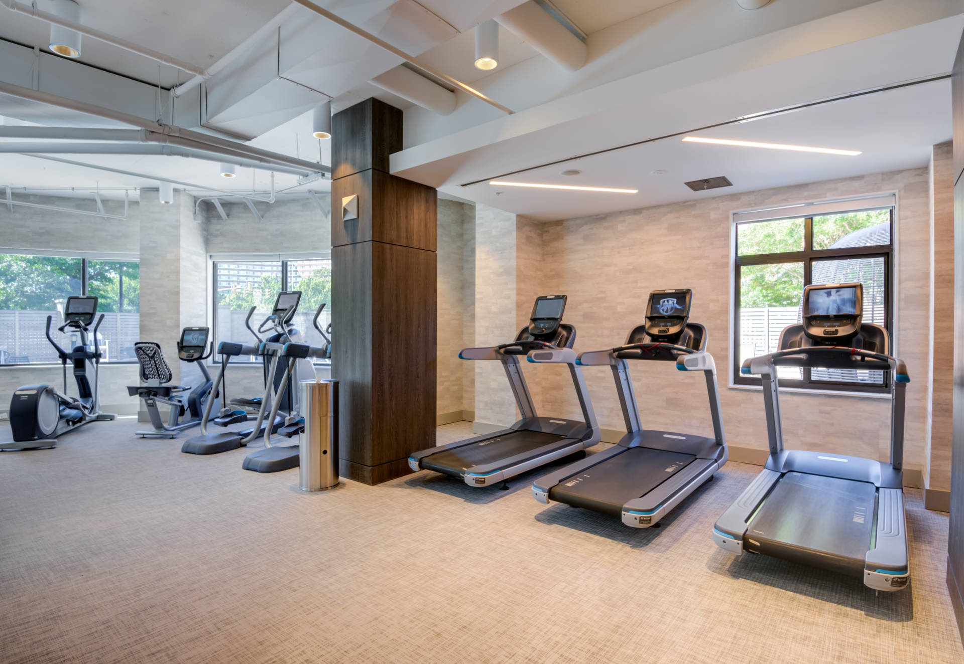 Plenty of fitness options for all.