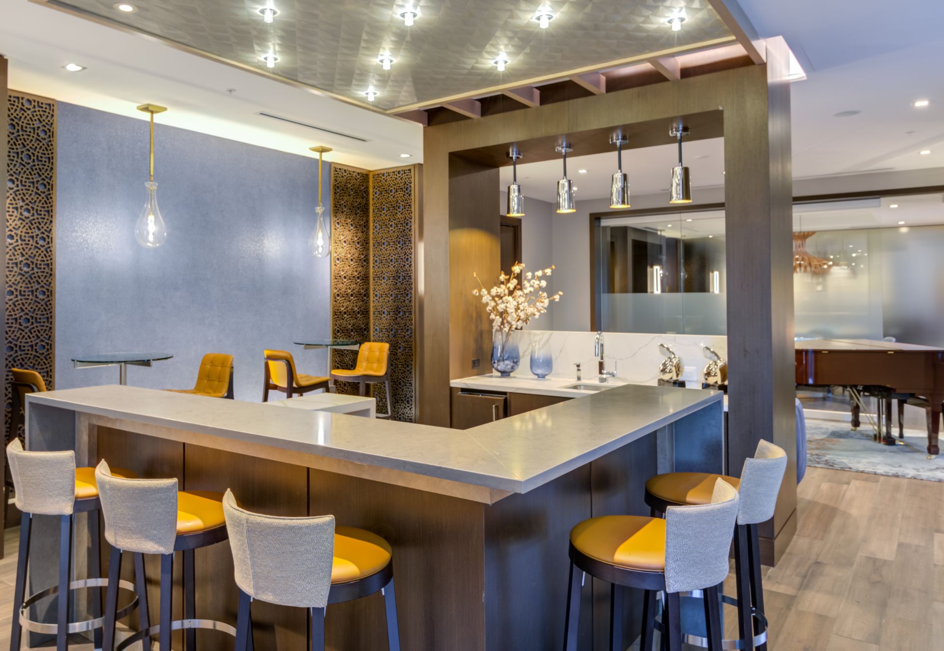 The community demo kitchen is a great space for friends.